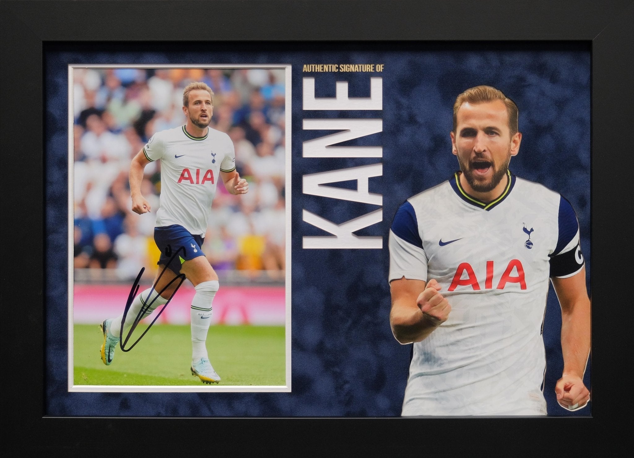 Harry Kane Signed 12x8 Photograph Display - Memorabilia Framers Shop